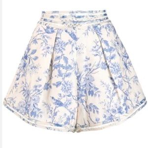 Zimmermann /Sz S /Verity Floral-print High-rise Shorts
